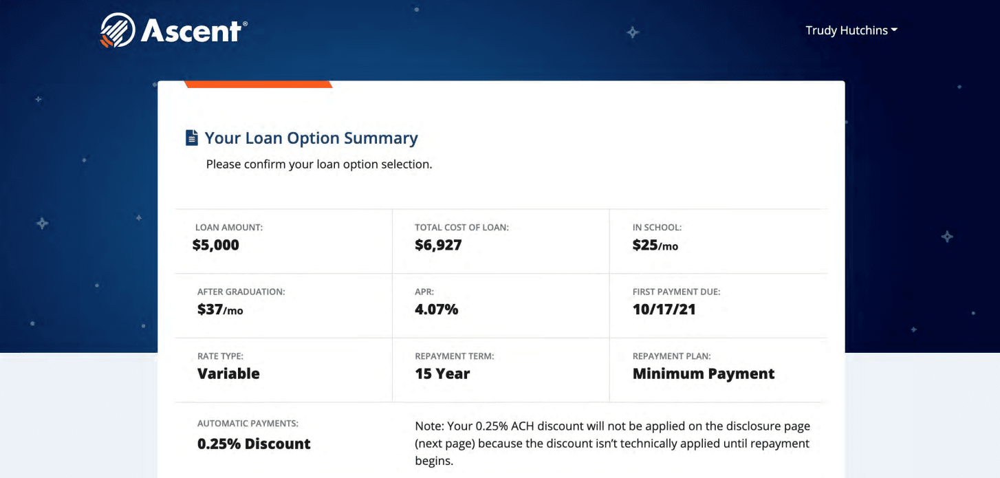 Ascent Independent Student Loan Reviews